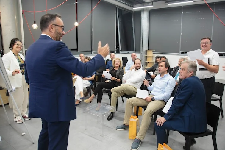 Presentación de My Tech Plan en un workshop con audiencia profesional