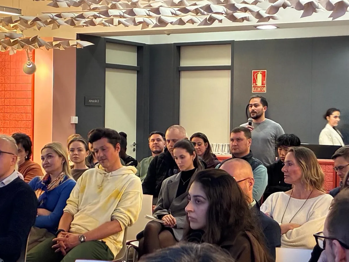 Vista del público durante la sesión de preguntas