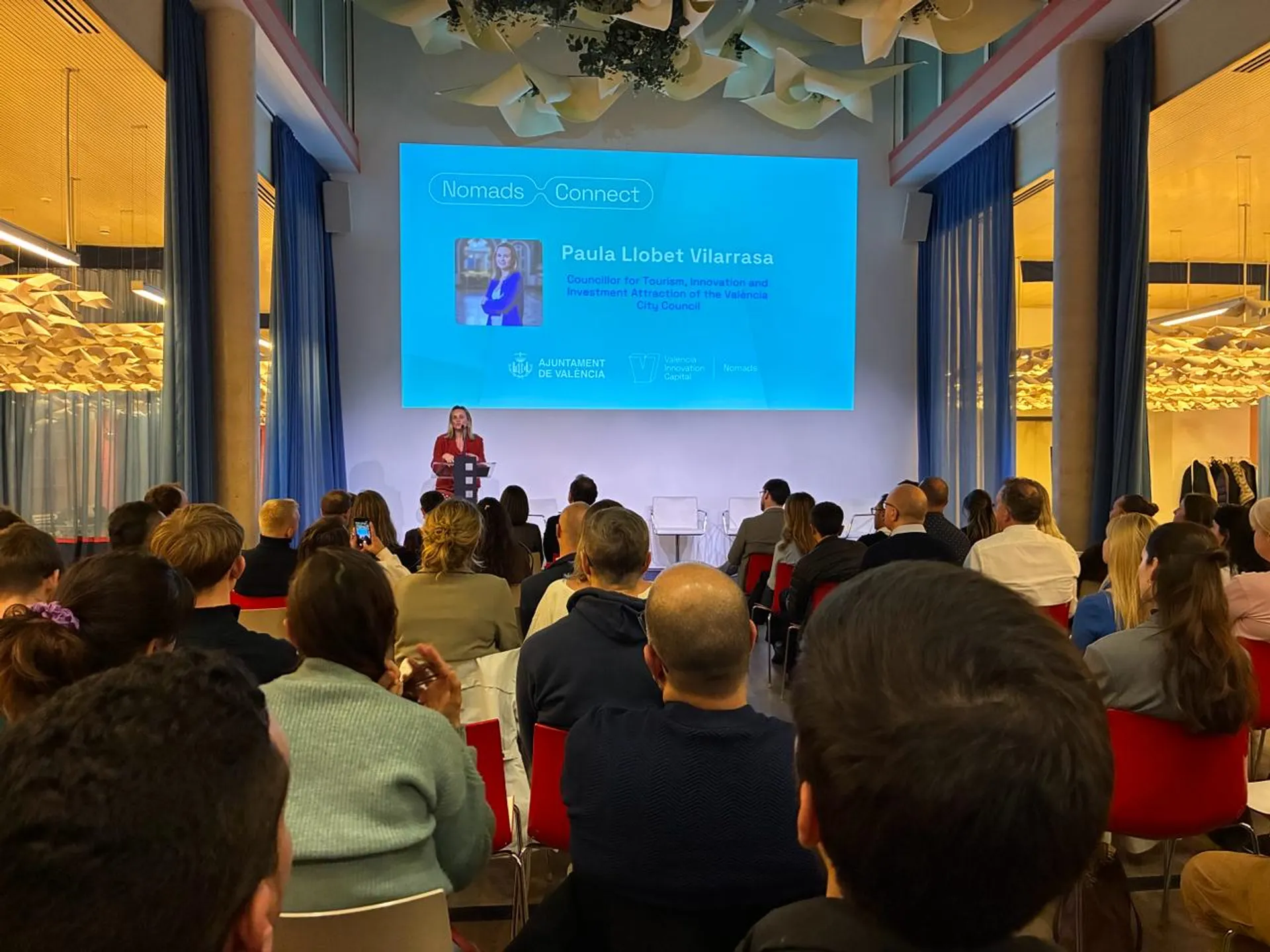 Paula Llobet Vilarrasa, Concejala de Turismo, Innovación y Captación de Inversión del Ayuntamiento de Valencia